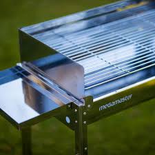 Megamaster Portable Stainless Steel Charcoal Grill