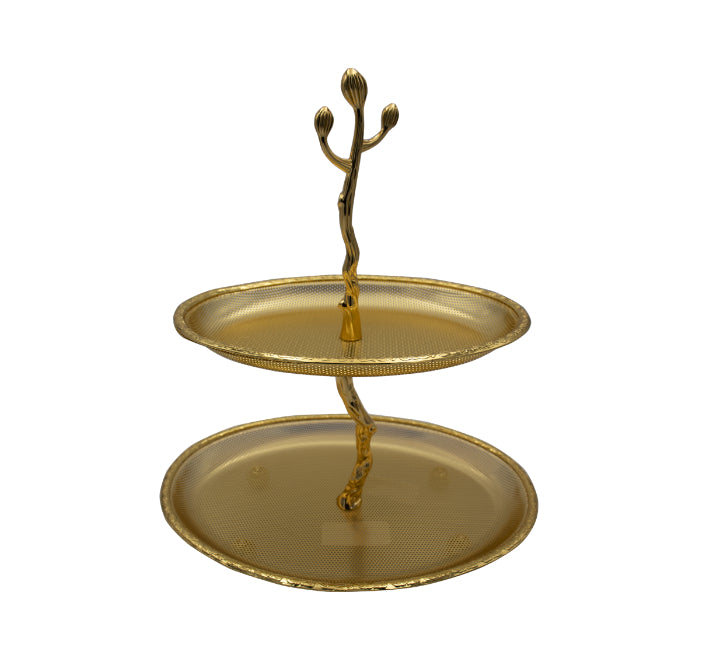 2 Tier Display Stand Gold
