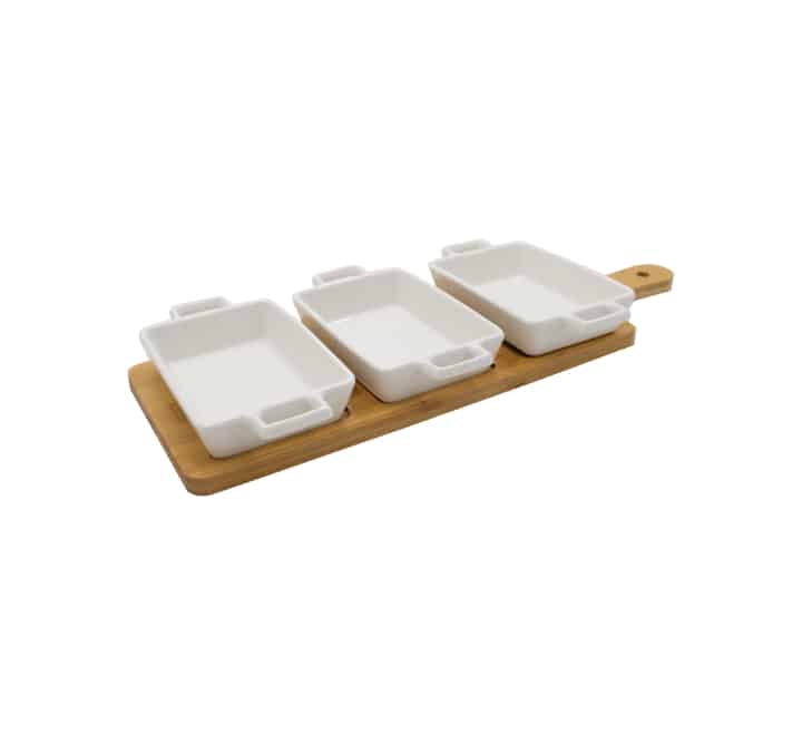 3 Piece Snack Serving Set