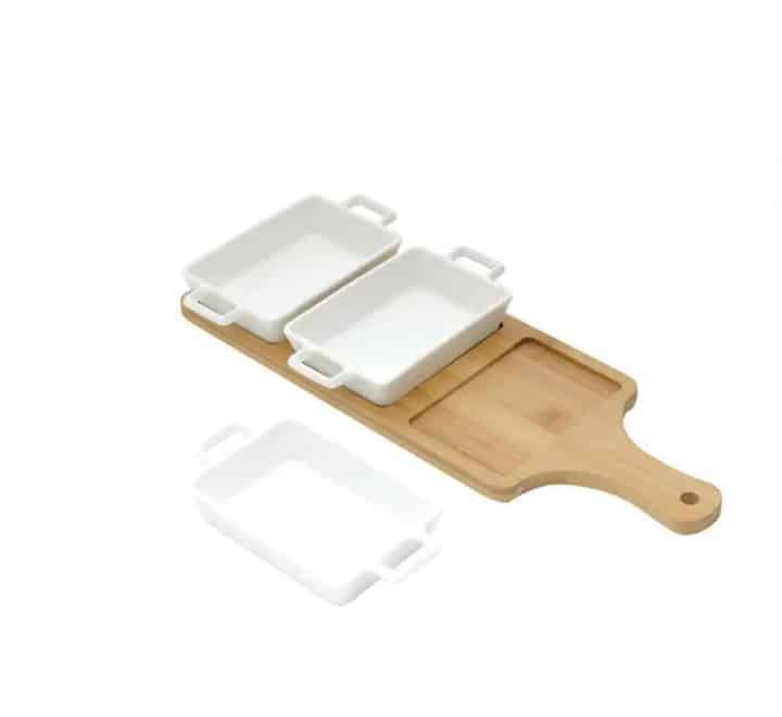 3 Piece Snack Serving Set