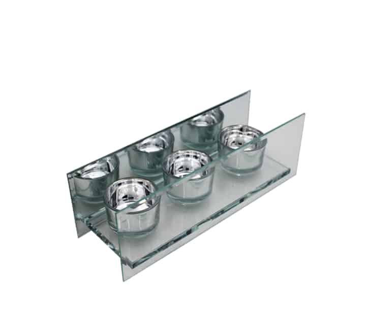 3 Piece Cup Candle Stand 25cm