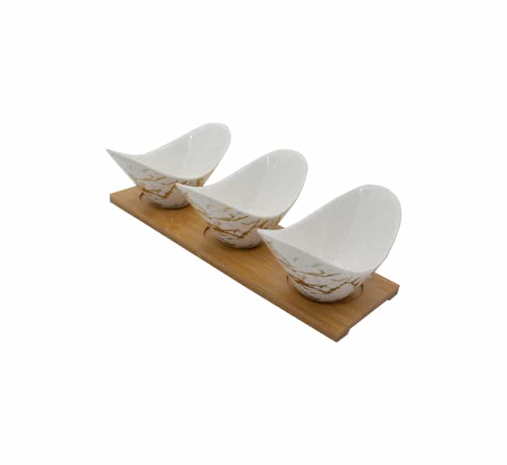 3 Piece Snack Serving Bowl Set