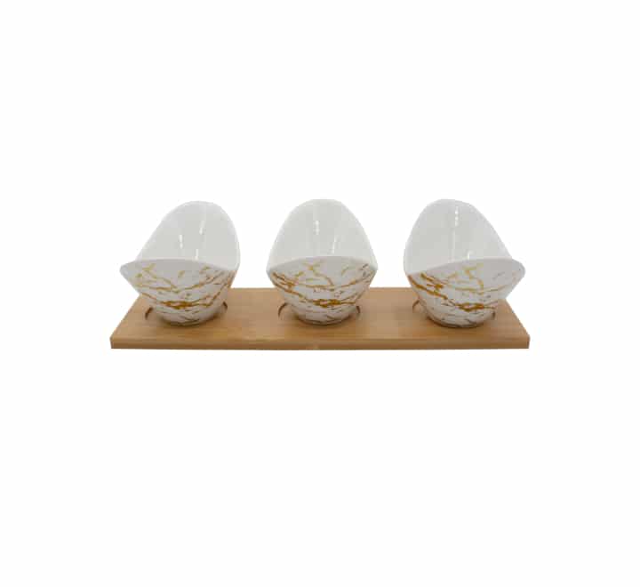 3 Piece Snack Serving Bowl Set