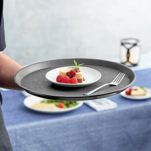 Bar Butler Non-Slip Round Tray - 355mm