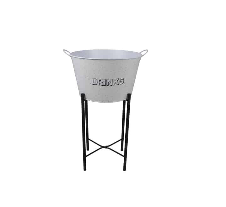 Bar Butler Wine Bucket on Black Stand