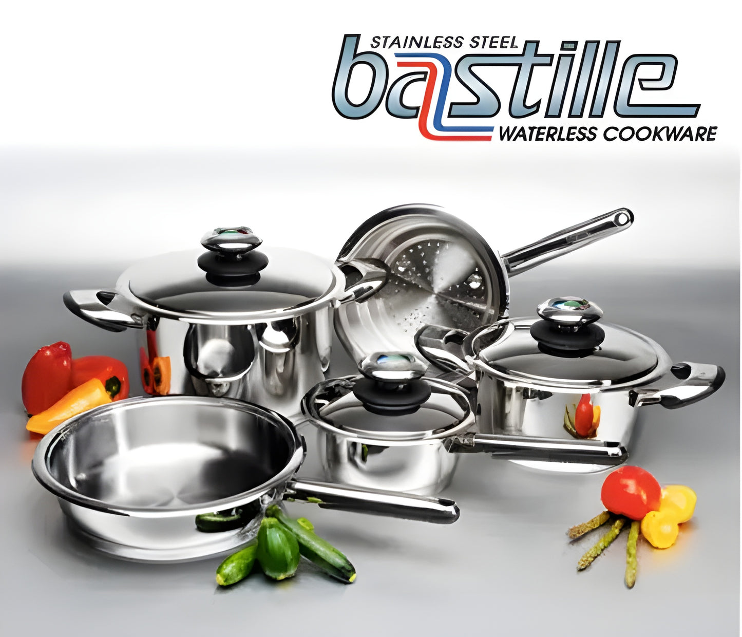Bastille 8 Piece Stainless Steel Pot Set