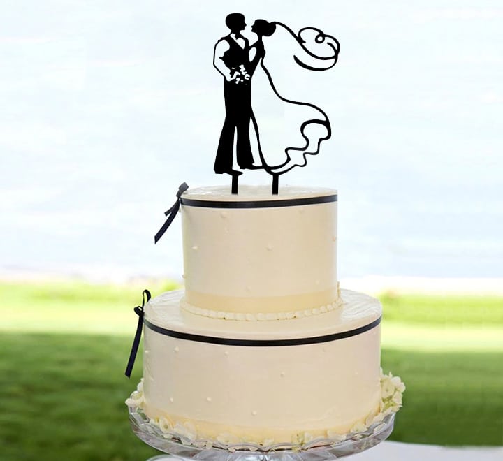 Black Cake Topper