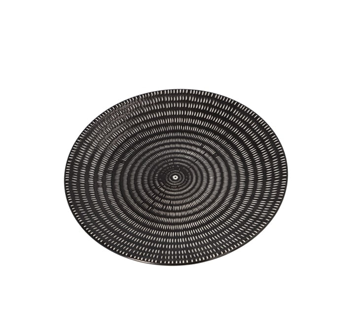 Black Tribal Dinner Plate 27cm