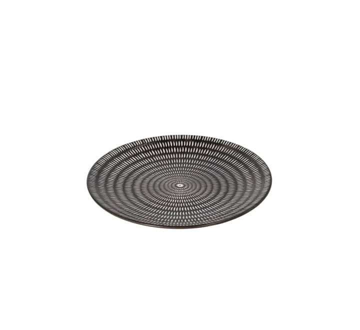 Black Tribal Side Plate 19cm