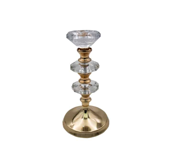 Candle Stand Gold - 21.5cm