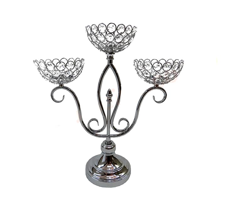 Candle Stand Silver