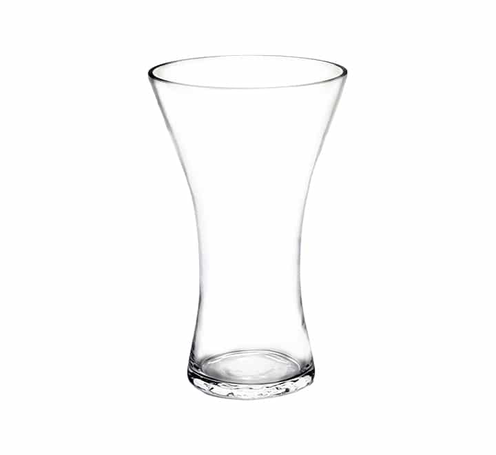 Clear Glass Vase - 16x16x26cm