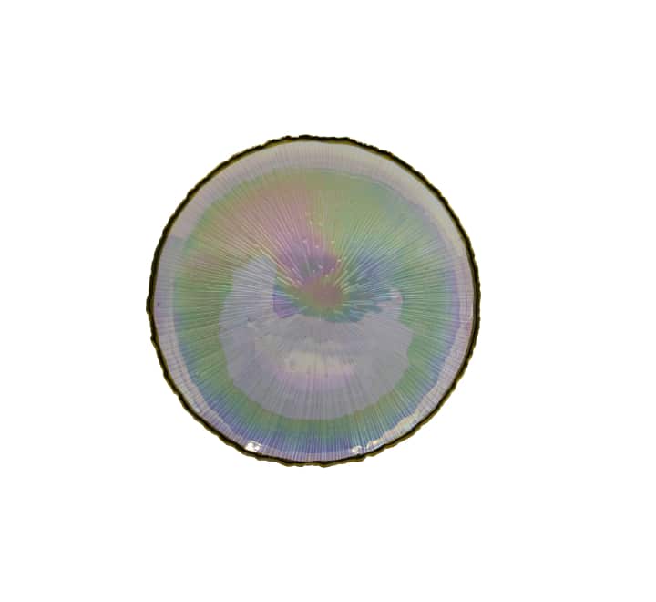 Colourful Glass Dinner Plate 27cm