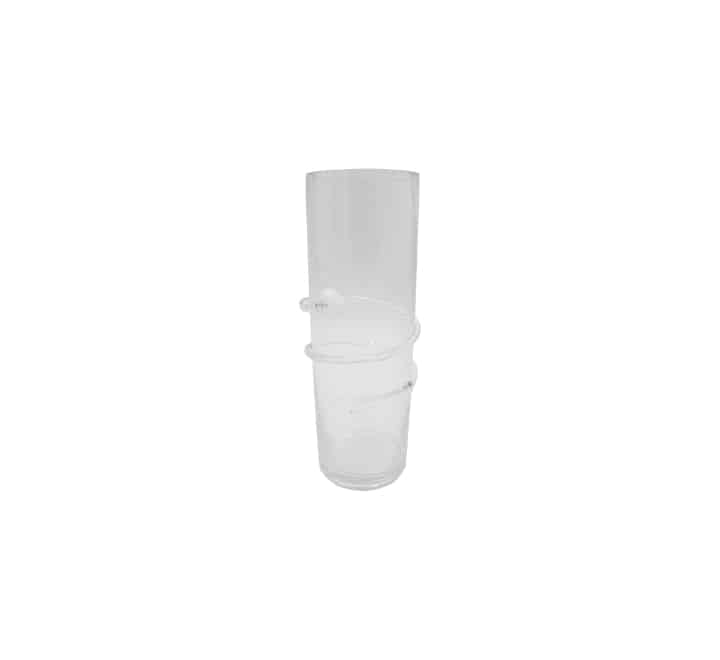Cylinder Vase Spiral Pattern 30cm