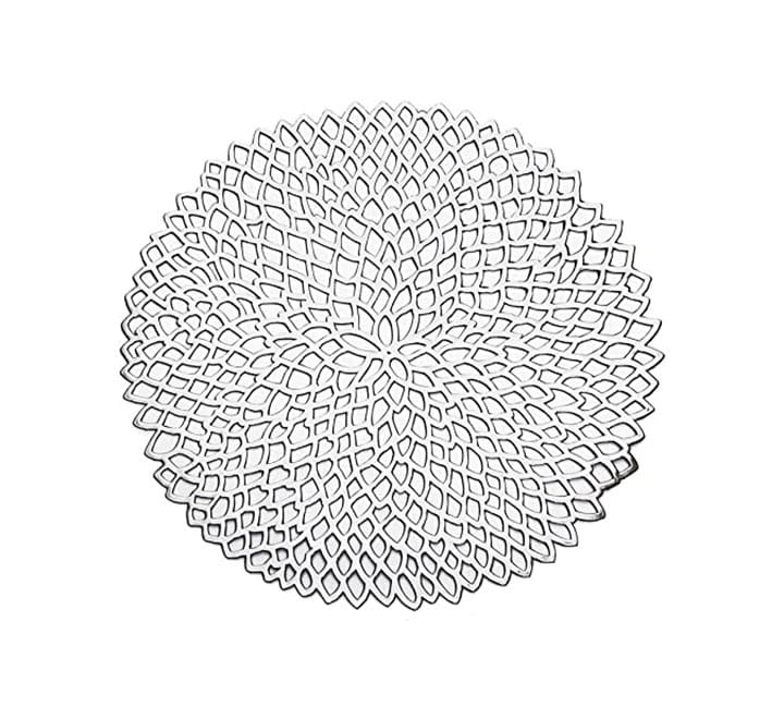 Flower Pattern Round Placemat