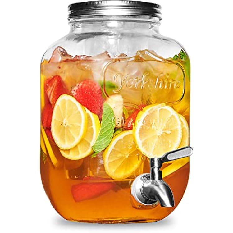 Glass Drinks Dispenser with Tap (8L)