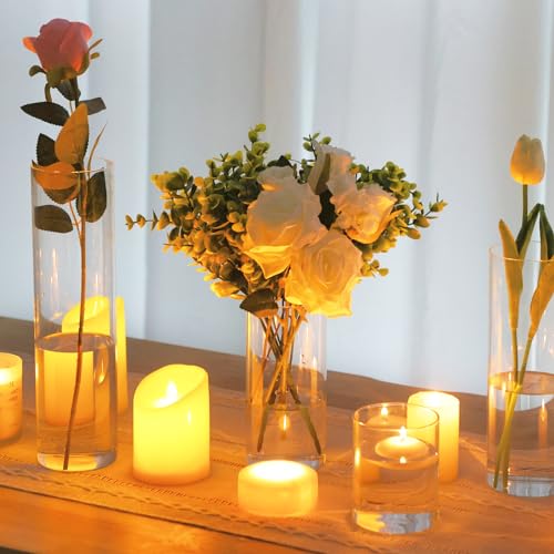 Glass Vase 40cm - Cylinder