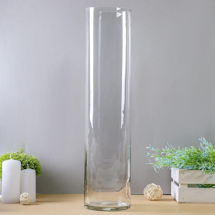 Glass Vase 60cm - Cylindrical