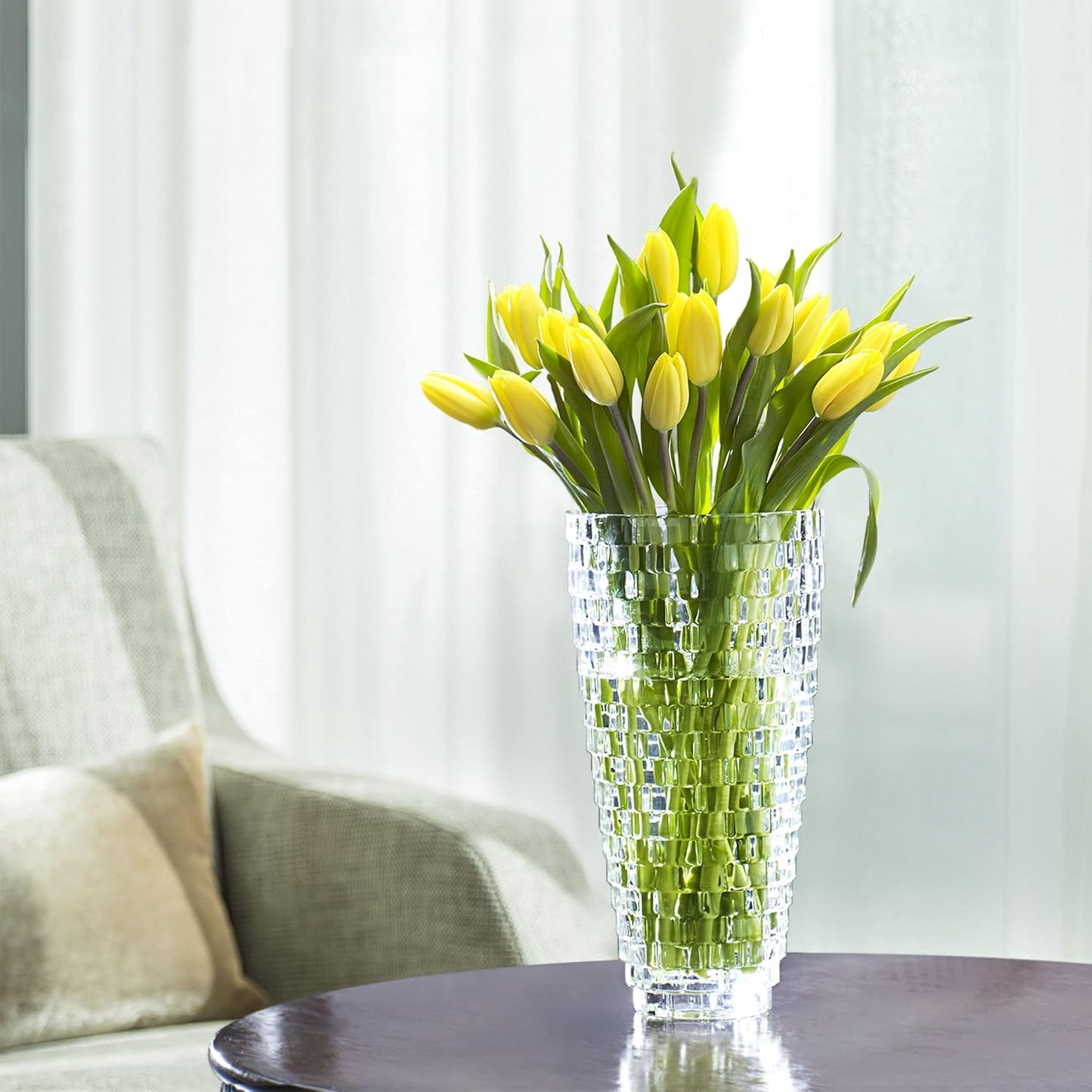 Glass Vase Clear - 30cm