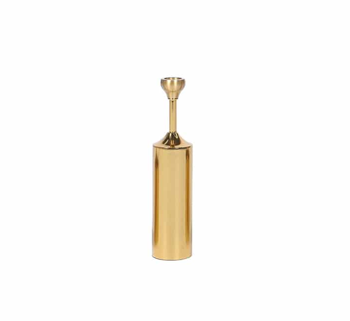 Gold Candle Stand - 21.75cm