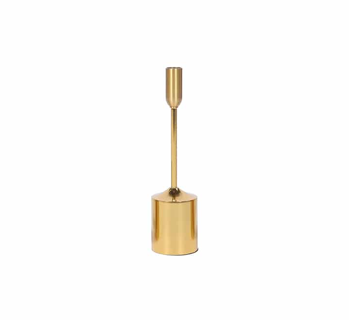 Gold Candle Stand - 26.9cm
