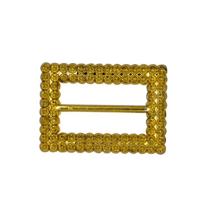 Gold Plastic Napkin Ring Rectangle
