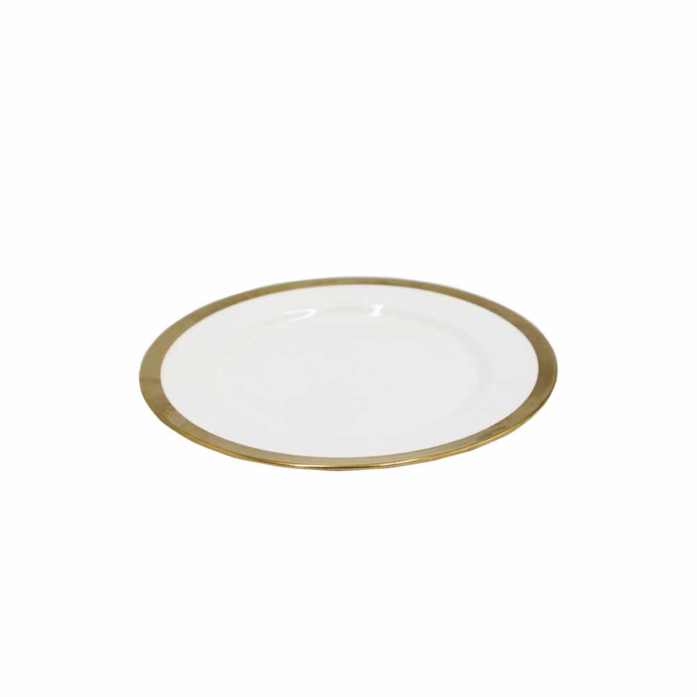Gold Rim Side Plate 18cm