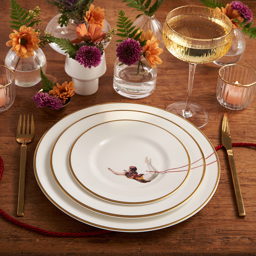 Gold Rim Side Plate 18cm