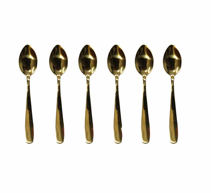 Gold Teaspoons (6 pack)