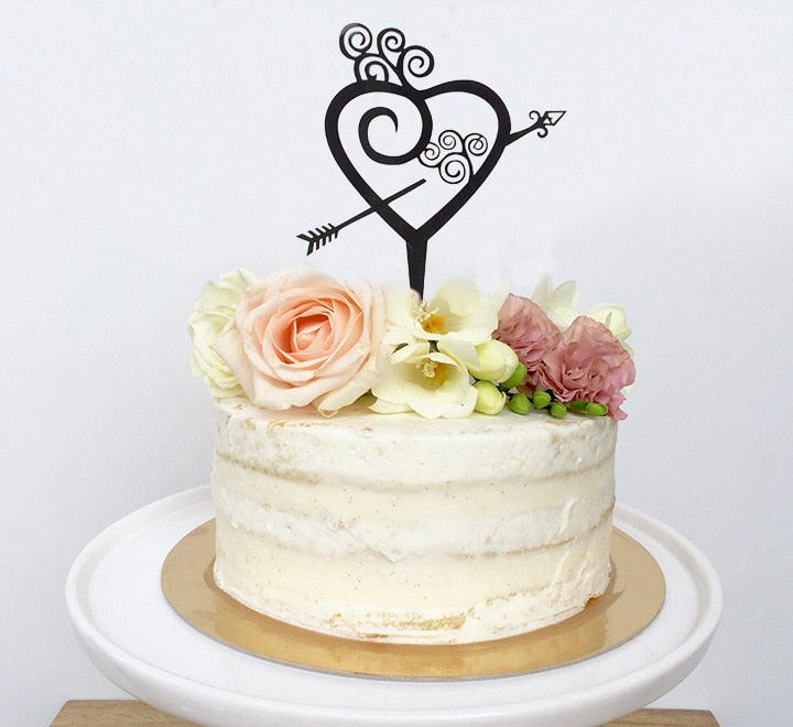 Heart Sign Cake Topper
