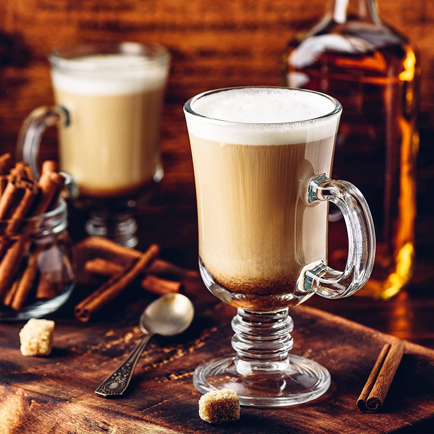Irish Coffee Glass Mug Set 6 Piece