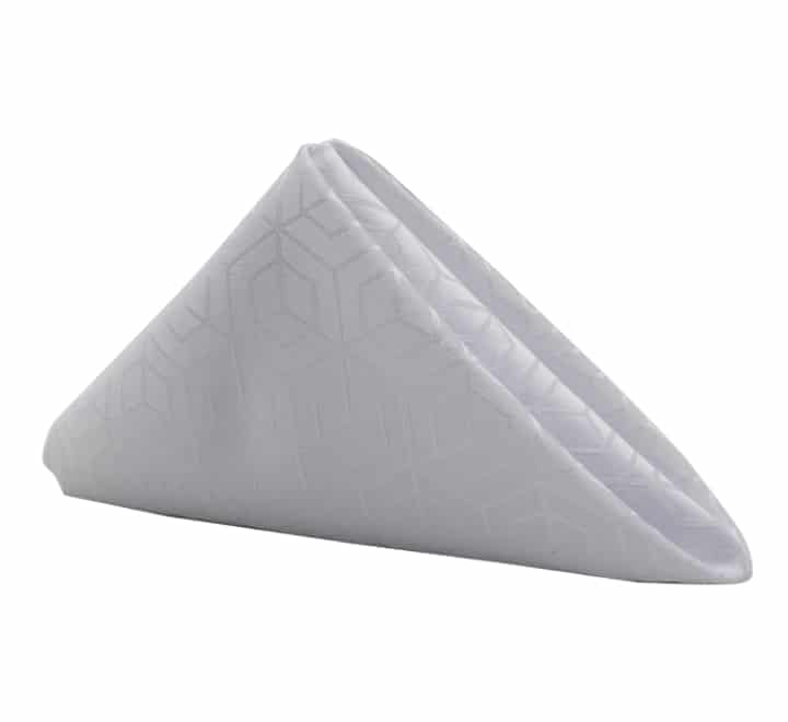 Jacquard Napkin Geometric Pattern
