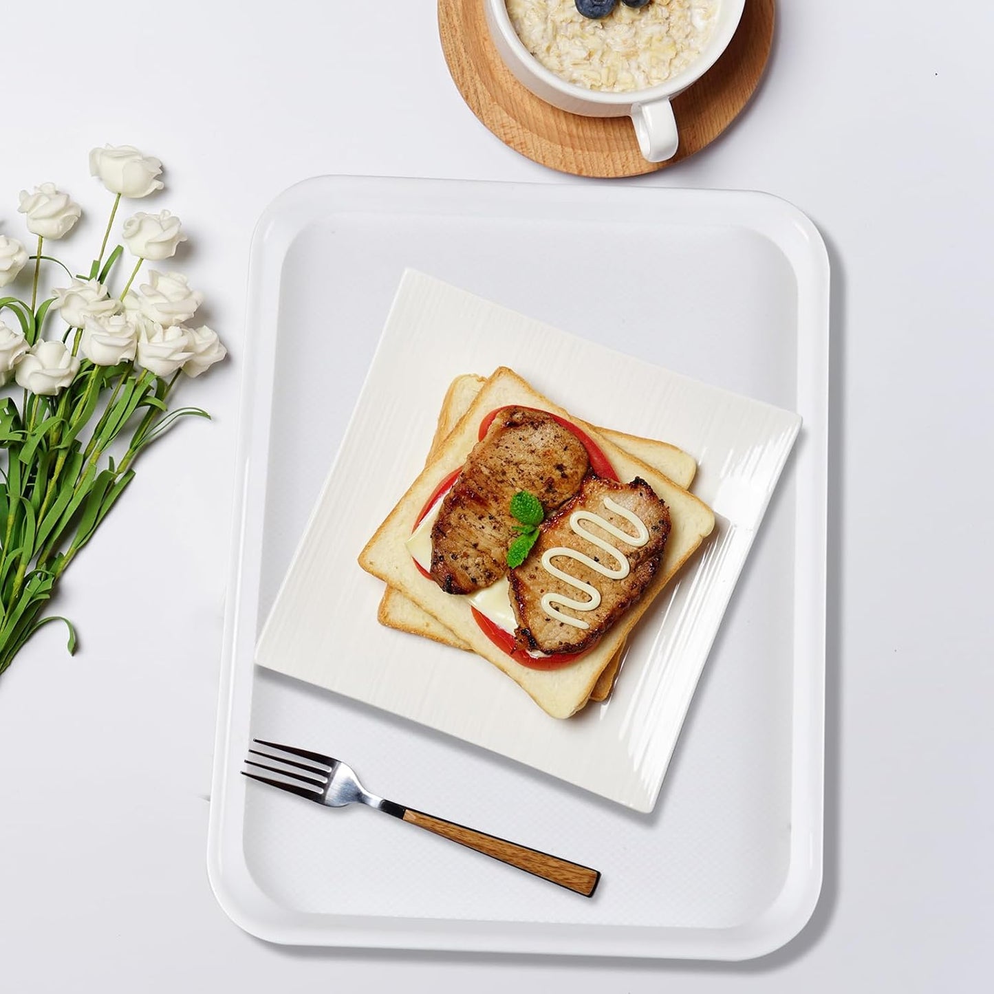 Large Rectangular Plastic Tray