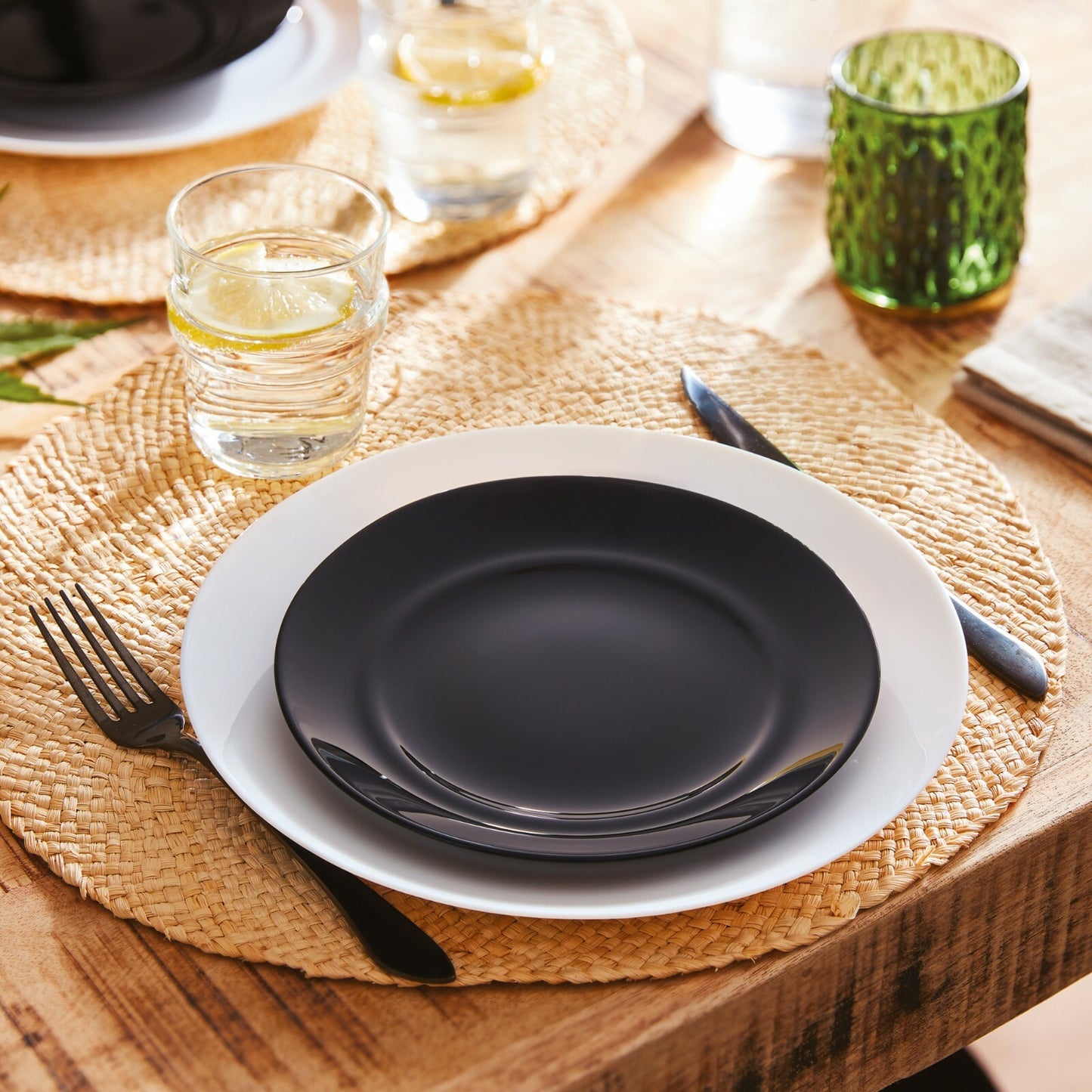 Luminarc Opal Black Side Plate