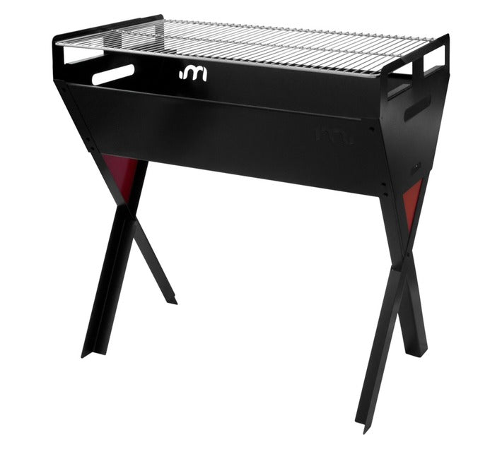 Megamaster Crossover Charcoal Barrel Braai Black