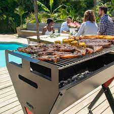 Megamaster Crossover Freestanding Braai Charcoal