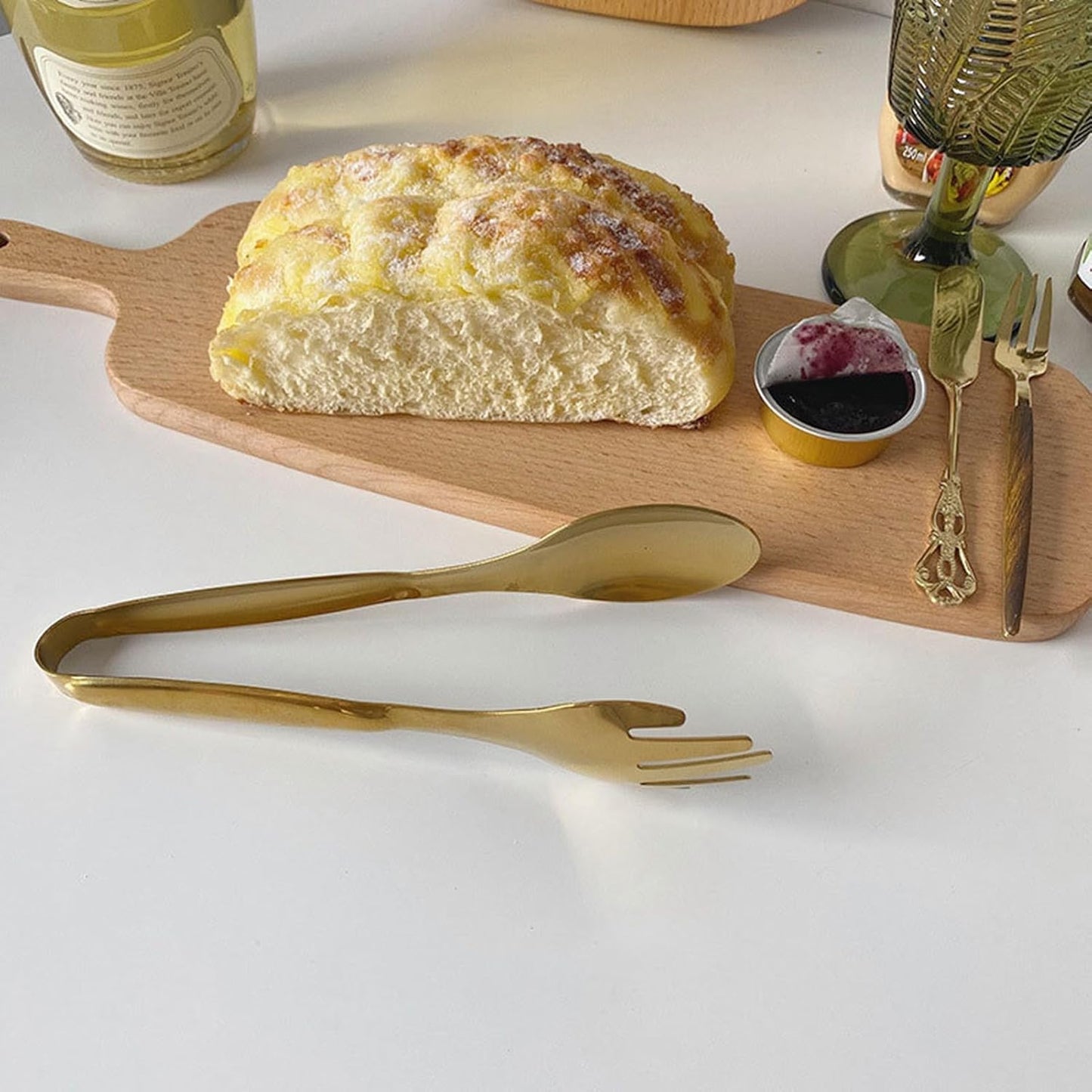 Metal Tongs Gold 23cm