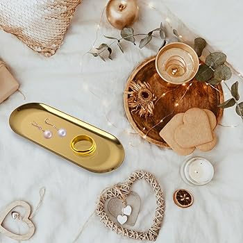 Mini Metal Oval Platter