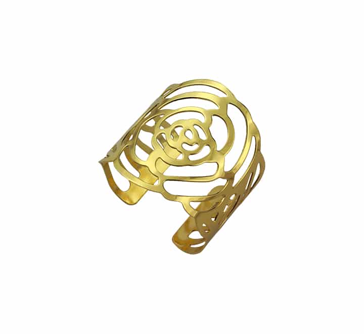Napkin Ring Rose Motif