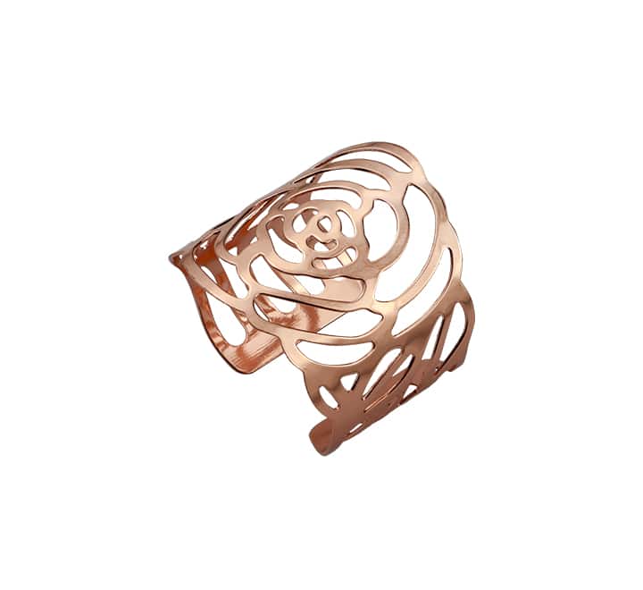Napkin Ring Rose Motif