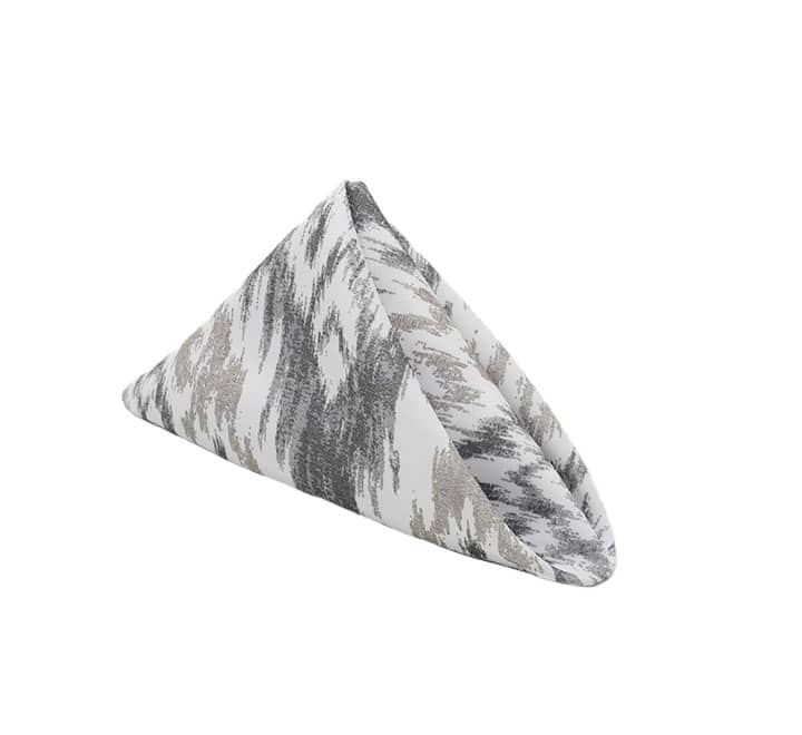 Pattern Napkin Grey & White