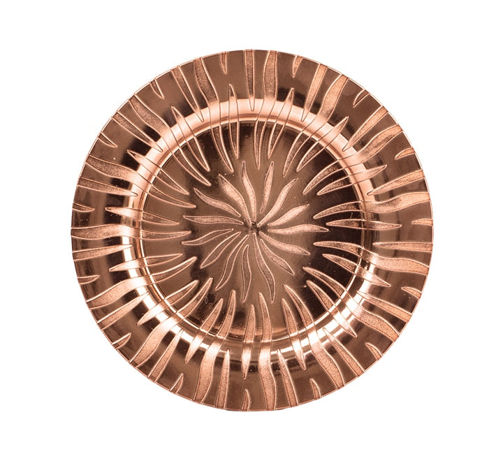 Plastic Underplate 33cm Rose Gold