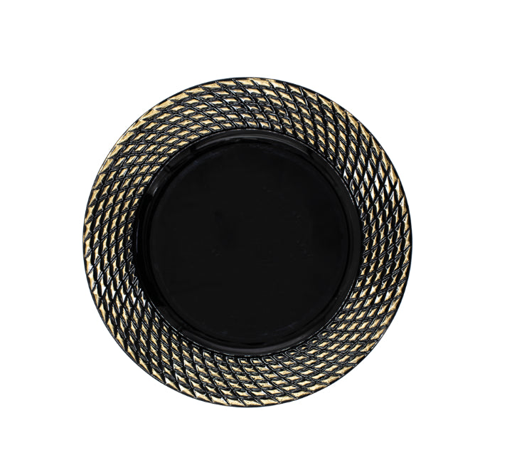 Plastic Underplate Weaved Pattern