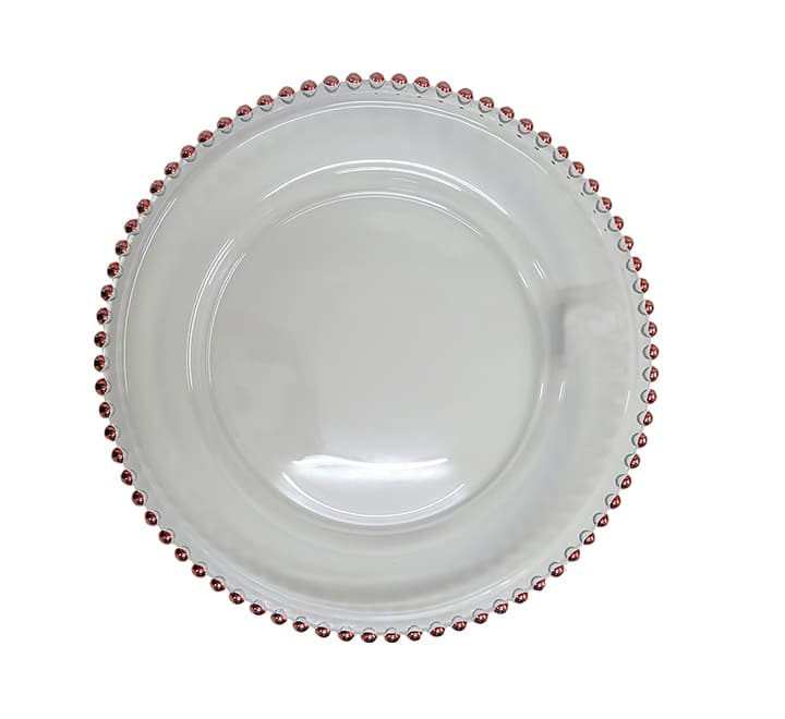 Plastic Beaded Underplate 31.5cm