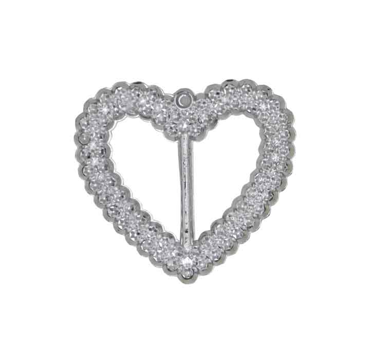 Plastic Napkin Ring Heart Shaped