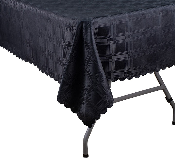 Rectangular Damask Tablecloth - Block