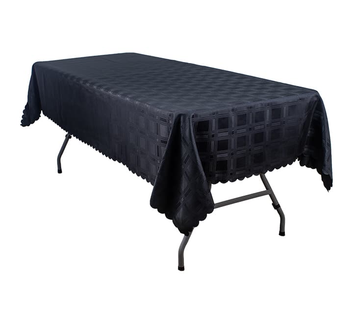 Rectangular Damask Tablecloth - Block