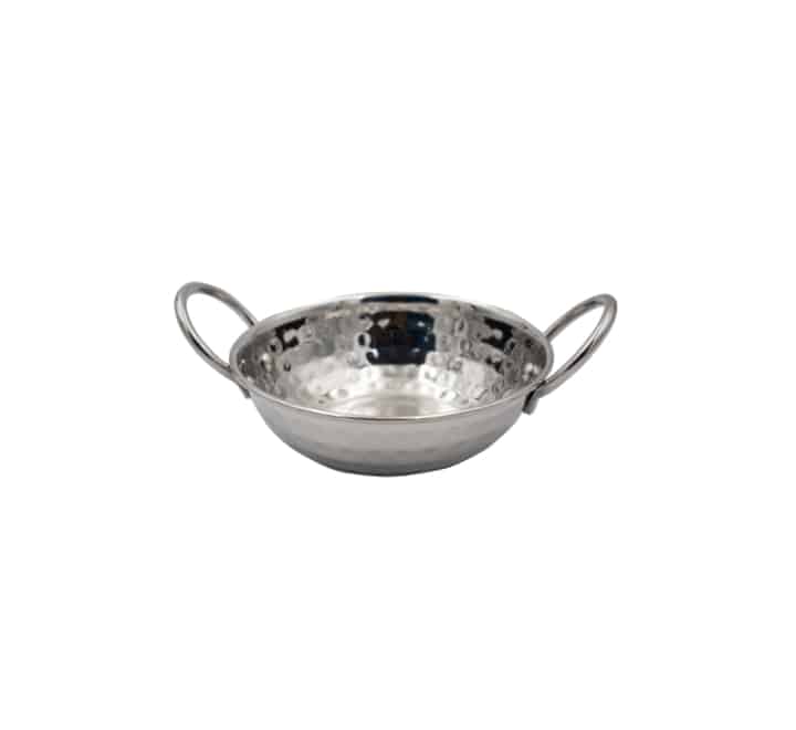 Regent Karahi Pan Hammered Stainless Steel