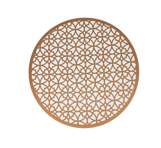Rose Gold Table Mat - 12 Pack
