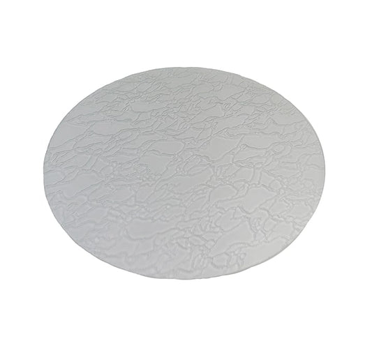 Round Glass Underplate 40cm - Patterned
